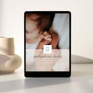 Postpartum Doula Client Welcome Package