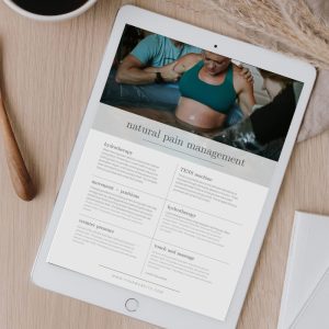 Natural Pain Management handout