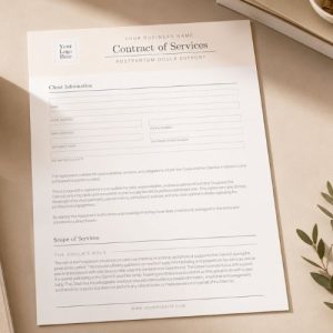Postpartum Doula Contract & Client Agreement
