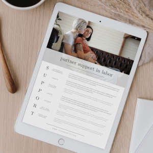 Partner Support in Labor handout