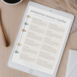 Postpartum Recovery Timeline
