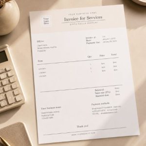 Birth Doula Service Invoice